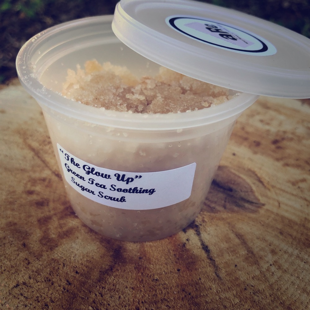 The Glow Up Green Tea Sugar Scrub